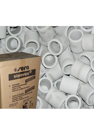 Sera Siporax Filtre Malzemesi 1 L 290 G Kovadan Bölme Açık