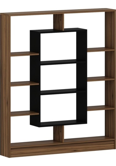 Venüs Kitaplık - Ceviz / Siyah