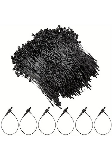 El Geçmeli Siyah Kılçık 8"inç / 20,32cm 1pk-500 Adet