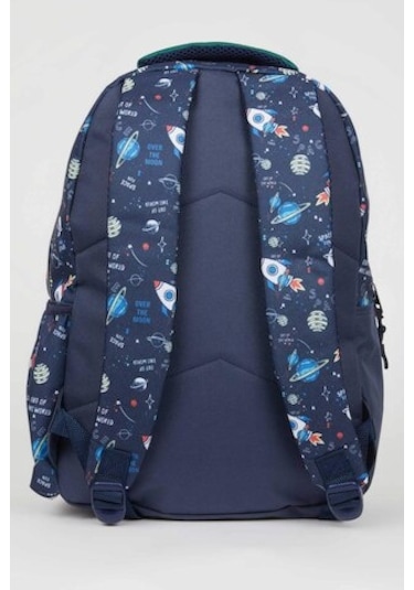 Defacto Erkek Çocuk Uzay Desenli Okul Çantası C8333A8NSNV2 Lacivert
