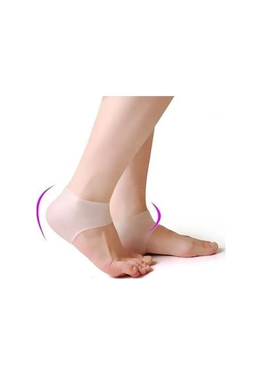 Silikon Topuk Dikeni Çorabı Topuk Çatlağı Yara Koruma Çorabı