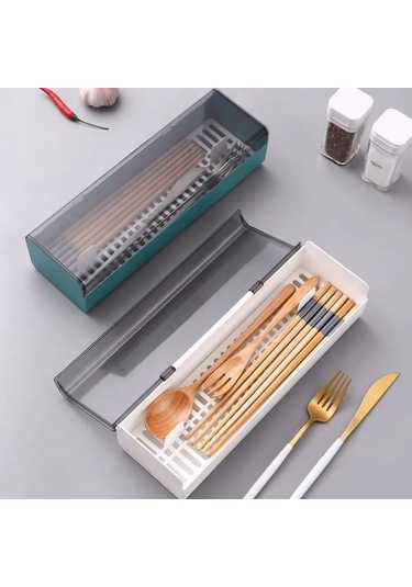 Ambition Çubuklarını Kapaklı Kutu Toz Geçirmez Drenaj Mutfak