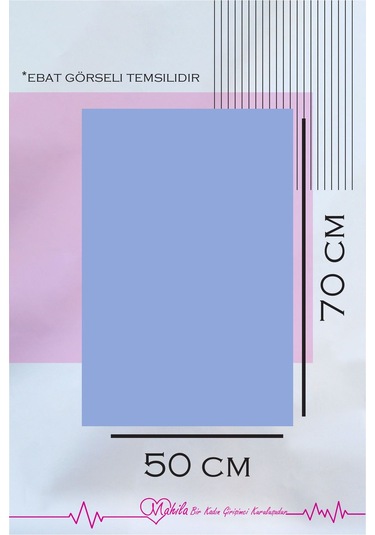 1 Adet 50x70 Mavi Ekstra Büyük, Premium Güderi Bez, Oto Kaporta Çizmez, Oto Kurulama Bezi