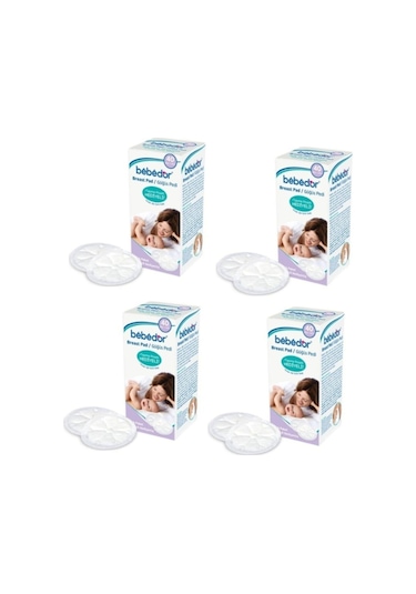 Bebedor Göğüs Pedi 40'Lı X 4 Adet Taşıma Poşeti Hediyeli