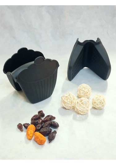 Reis Home 2'li Siyah Silikon El Yakmaz Özel Kalite Fırın Tutacağı