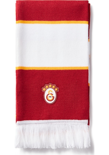 Gsstore Galatasaray 5 Yıldızlı Çocuk Triko Atkı C252180 Beyaz