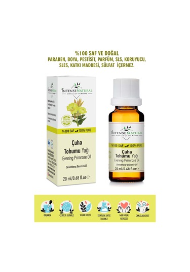 Intense Natural Çuha Çiçeği Tohumu Yağı 20 ML