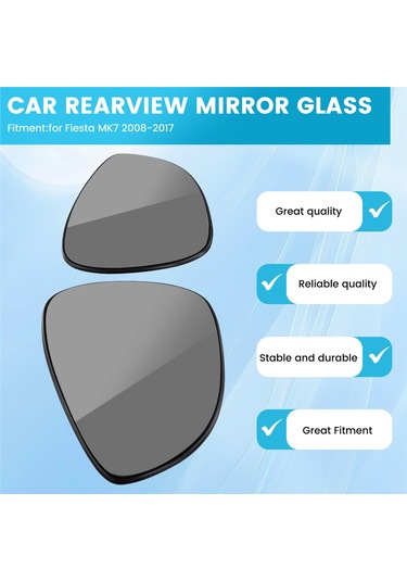 Xiaaokeji Ford İçin Isıtmalı Araba Dikiz Aynası Camı Kapı Aynası Camı