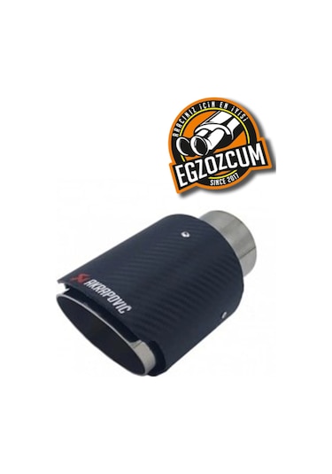 100 Mm Tekli Içi Krom Tek Çıkış Egzoz Ucu Akrapoviç Eksoz