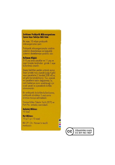 Forbiome Probiyotik 10 Saşe Aromasız