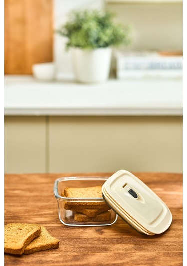 Karaca  Cream Vakumlu Saklama Kabı 0.43 Lt