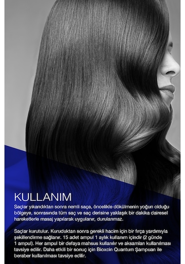 Bioxcin Quantum Ekstra Hacim & Bakım Serumu 15x6 - Dökülme Karşıtı İnce Saçlar İçin