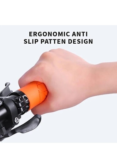 Sarissa Pvc Elcik Ergonomik Destekli Yapı Kaymaz Tasarım Vidalı Bisiklet Elciği Kahverengi Kahverengi