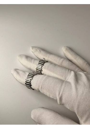 Savsan Çıkartılabilir Halkalı Yüzük Temeli, Renk: Gümüş 180005045