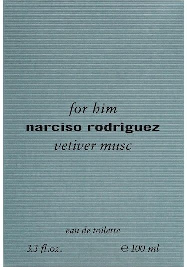 Narciso Rodriguez Vetiver Musc Erkek Parfüm EDT 100 ML