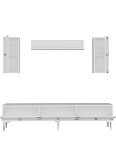 Tvr1897bs Alfa Tv Ünitesi Takımı Beyaz-silver 180cm