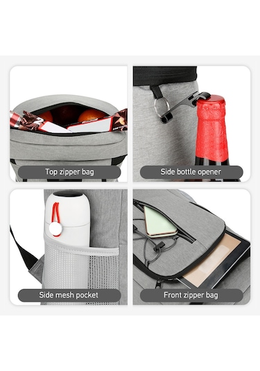 Yalıtımlı Soğutucu Sırt Çantası Rahat Yumuşak Soğutucu Y29144lgy Diğer