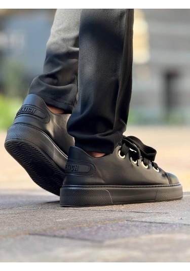 Ch2531 - Anjelino Erkek Ayakkabı Sıyah Çok Renkli