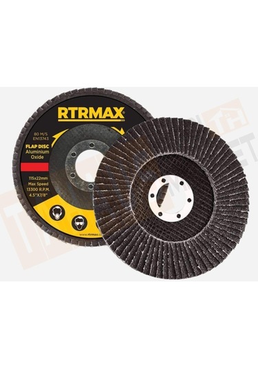 Rtrmax Rdf11560 115mm 60 Kum Alüminyum Oksit Flap Disk