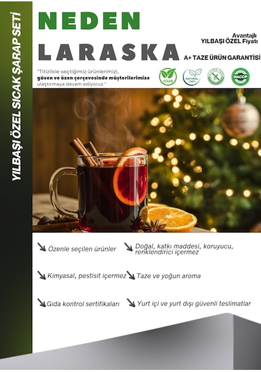 2 Adet Premium Sıcak Şarap Seti 50g Wine Spice 50g Yılbaşı Seti Özel