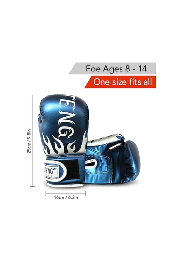 Artfulabode Yumruk Yaş Torbası Thai Pratik Pedleri, Muay Thai Eğitimi İçin Gençler Ve Çocuklar Boks Eldivenleri 8-14 Yaş Altın