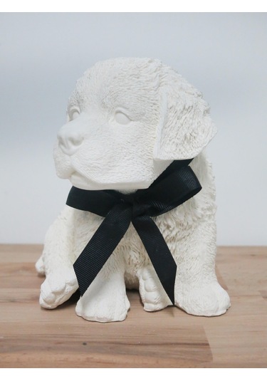 Missi Siyah Kurdelalı Black Vanilya Kokulu Köpek Biblo