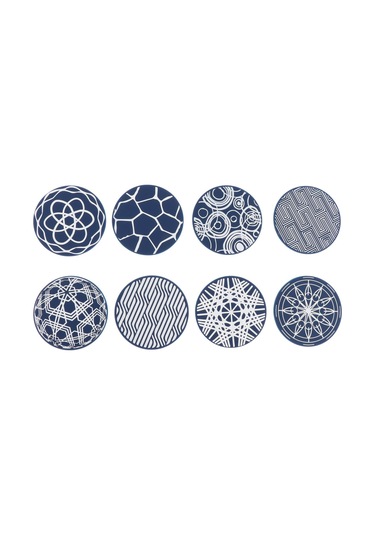 Suntek Magideal 8 Adet Içecekler Bardak Mutfak Fincan Kare- Altlık Rafı