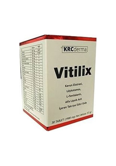 Krc Derma Vitilix Takviye Edici Gıda 30 Kapsül