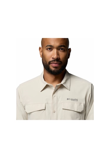 Columbia Ao5721 Silver Ridge Elite Ls Woven Erkek Gömlek-32732 Bej