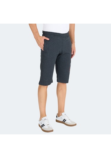 Slazenger NEBO I Erkek Cepli Kapri Koyu Gri Şort