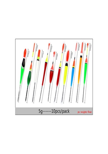 Balıkçılık Şamandıra 10 Adet/paket Çok Renkli Şamandıra Pesca Barguzinsky Köknar Şamandıra 3g-5g Sazan Balıkçılık Aksesuarları 5g