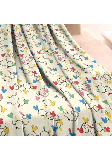 Noel Desenli 40x50 İnç Polar Battaniye, Yumuşak, Hafif Ve Kalın, Erkek, Kadın Ve Çocuk İçin Noel Işığı Kartun