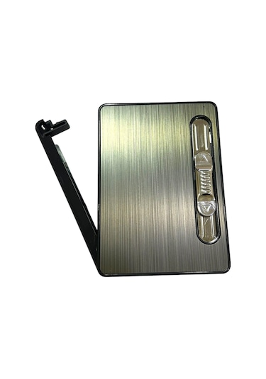 Silvio Monetti Füme Otomatik Şarjlı Çakmaklı Tabaka 109502