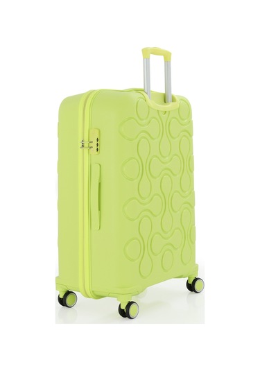 Mçs Polipropilen 3lü Valiz Seti Büyük & Kabin & Makyaj V376 S23sy1000053-set 00194 Açık Sarı