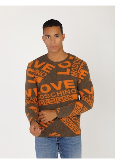 Moschino Yeni Moschıno Erkek Sweatshirt (321438356) Kahverengi