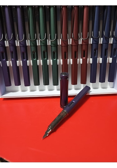 Jinhao Dolma Kalem Metalik Mor Mika Gövde Ef Uçlu