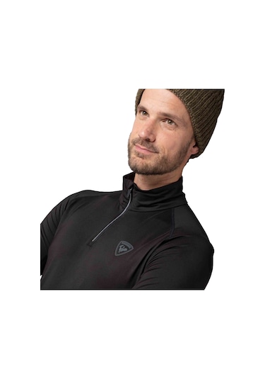 Rossıgnol Rossignol Classique 12 Zip Erkek Siyah İçlik Üst Blk