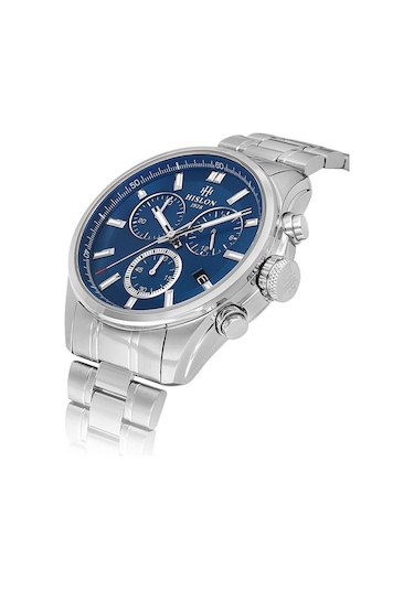 Hislon Masterwork Ms207s-11ss Çizilmez Safir Cam Erkek Kol Saati Çok Renkli