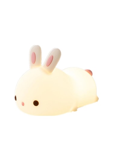 Kawaii Çocuk Gece Lambası, Sevimli Tavşan Lambası, Yatak Odasında Çocuk Gece Lambası, Kawaii Çocuk Gece Lambası 7 Renk Sevimli Yatak Odası Dekoru Diğer