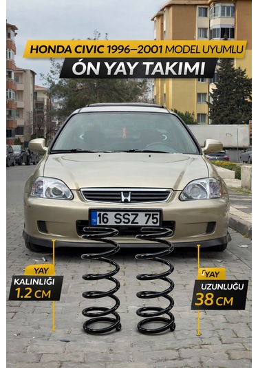 Honda Civic 1996 2001 Model Uyumlu Ön Yay Takımı Oem Ürün