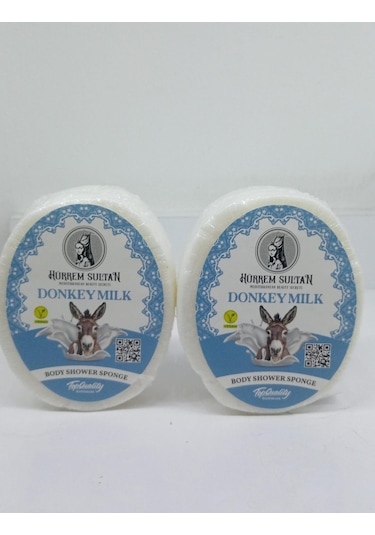 Hürrem Süngerli Banyo Sabun Eşek Sütü Özlü 130 Gr 2 Adet