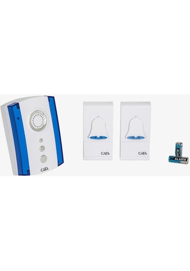Cata CT-203 Uzaktan Kumandalı Kablosuz Kapı Zili - 1 Zil 2 Buton