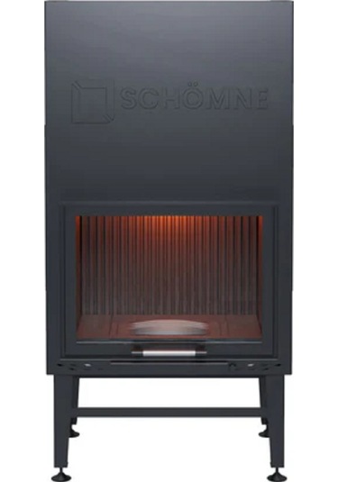 Schömne Elegance Düz Asansörlü Çelik Şömine Haznesi 70 Lik