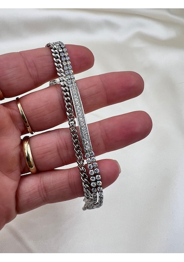 Xuping İkili Bileklik Altın - Gümüş