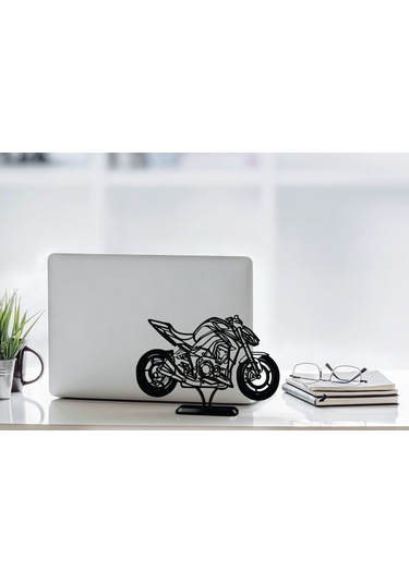 Modern Naked Motosiklet Dekoru 3d Baskı Masa Üstü Model 20cm