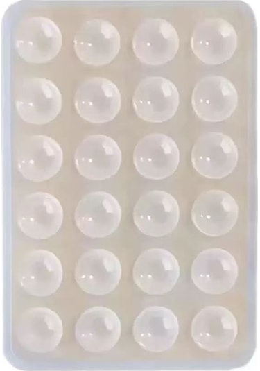 Kilifone - Çift Taraflı Silikon Telefon Tutucu Öpücüklü 02 - Şeffaf - T37818 Şeffaf