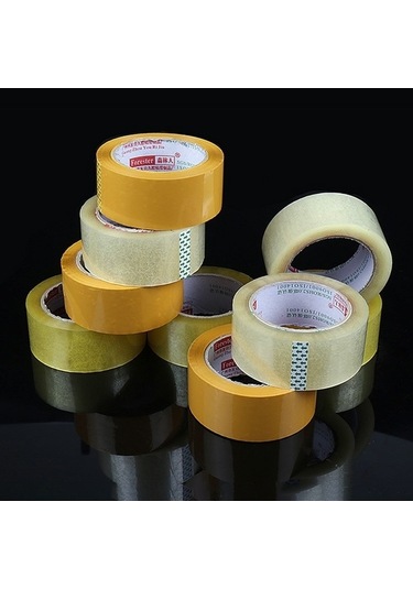 Willowhaven 45mm Genişlik 25mm Kalınlık Paket Sızdırmazlık Bandı Rulo Sarı Evrensel Kullanım Diğer