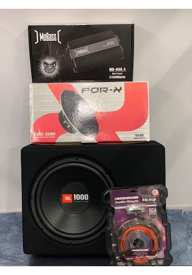 Jbl Set 30 Cm Kabinli Bass 1000 Watt Mb600.4 Anfi xmd-3080