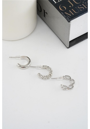 Byzeynaaksesuar  Kadın 3'lü Küpe