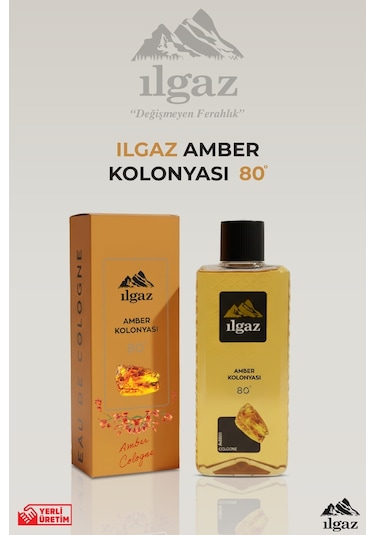 Ilgaz Elegance Series 80 Derece Amber Kolonyası 400 ML